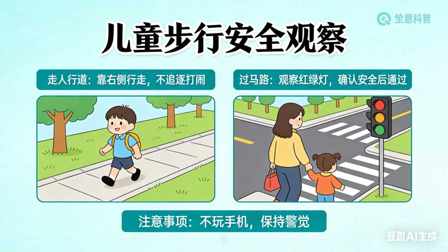 儿童步行安全